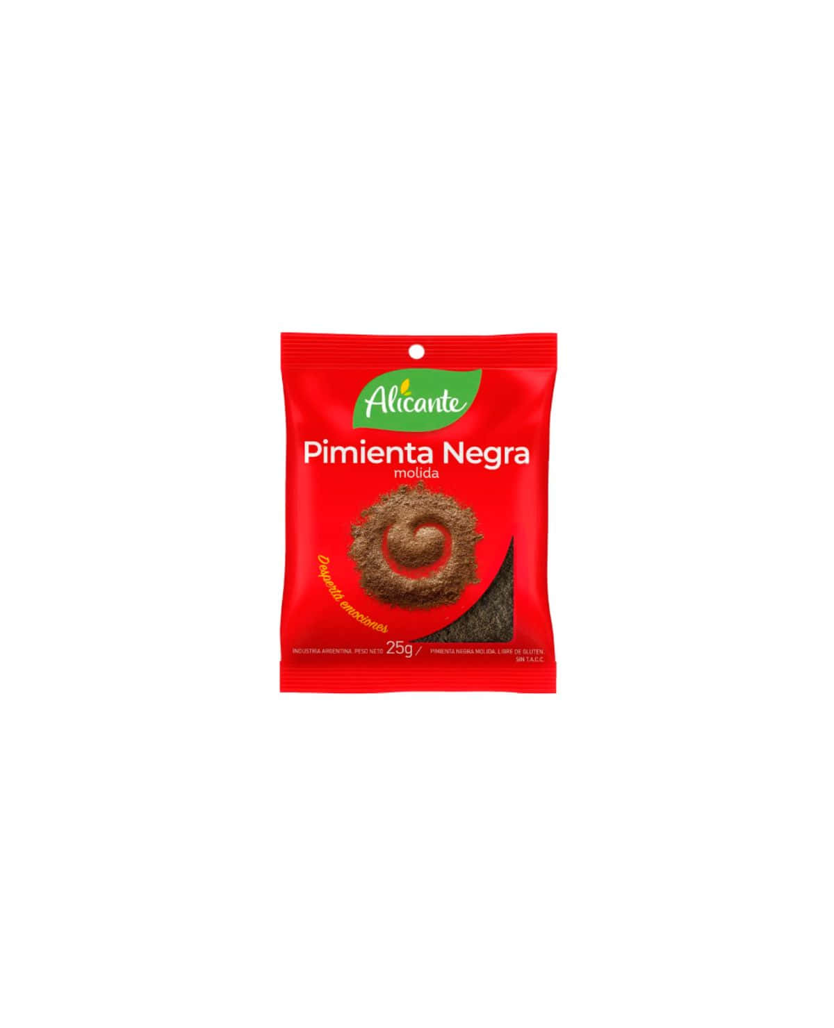 Condimento Pimienta Negra Molida Alicante 25 Gr